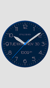Modern Analog Clock-7 - Image screenshot of android app