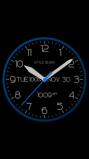 Modern Analog Clock-7 - Image screenshot of android app