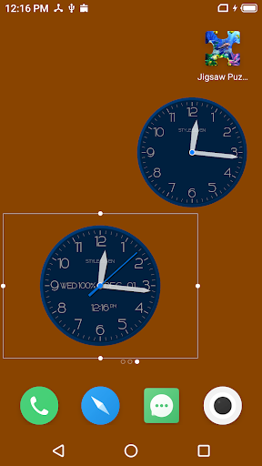 Modern Analog Clock-7 - Image screenshot of android app