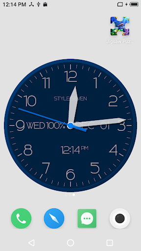 Modern Analog Clock-7 - Image screenshot of android app