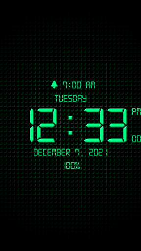 Alarm Digital Clock-۷ - عکس برنامه موبایلی اندروید