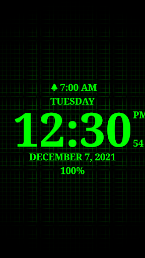 Alarm Digital Clock-7 - عکس برنامه موبایلی اندروید
