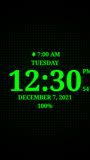 Alarm Digital Clock-7 - Image screenshot of android app