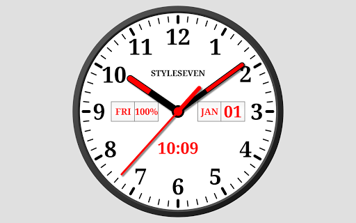 Analog Clock Widget Plus-۷ - عکس برنامه موبایلی اندروید