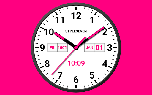 Analog Clock Widget Plus-۷ - عکس برنامه موبایلی اندروید