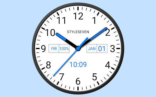 Analog Clock Widget Plus-۷ - عکس برنامه موبایلی اندروید