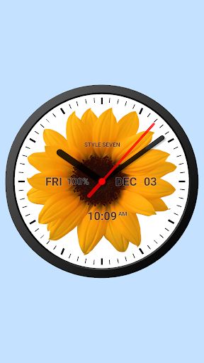 Analog Clock Widget-۷ - عکس برنامه موبایلی اندروید