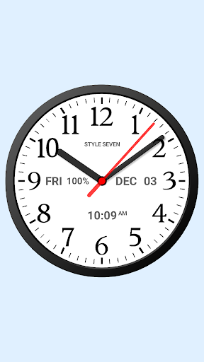 Analog Clock Widget-7 - عکس برنامه موبایلی اندروید