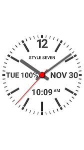 Speaking Analog Clock-7 - Image screenshot of android app