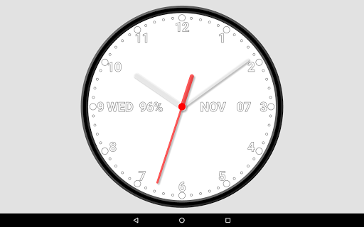 Photo Analog Clock-7 - Image screenshot of android app