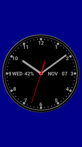 Photo Analog Clock-7 - Image screenshot of android app
