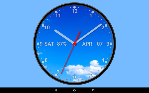 Photo Analog Clock-7 - Image screenshot of android app