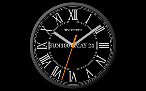 Roman Analog Clock-۷ - عکس برنامه موبایلی اندروید