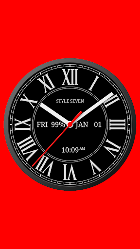 Roman Analog Clock-7 - Image screenshot of android app