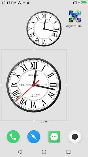 Roman Analog Clock-۷ - عکس برنامه موبایلی اندروید