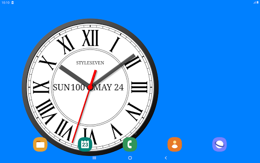 Roman Analog Clock-۷ - عکس برنامه موبایلی اندروید