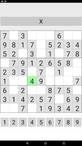 Sudoku-7 - Gameplay image of android game