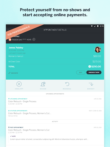 StyleSeat: Book Hair & Beauty - عکس برنامه موبایلی اندروید
