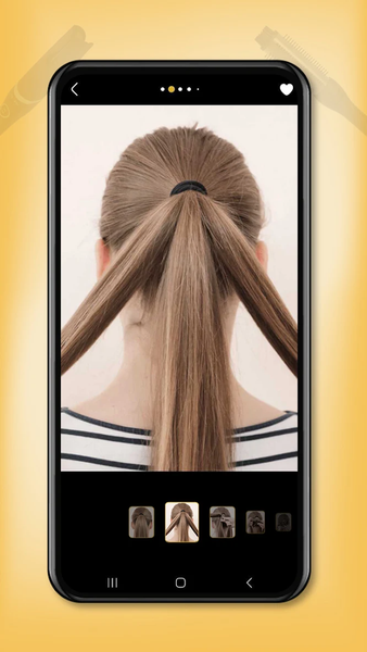 Girls Hairstyles step by step - Image screenshot of android app