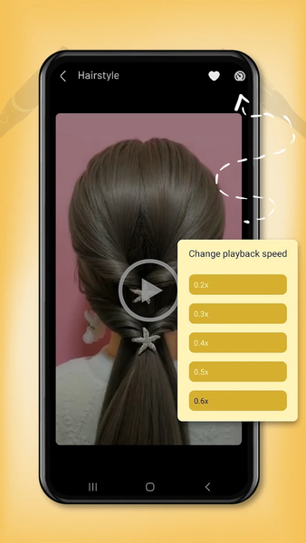 Girls Hairstyles step by step - Image screenshot of android app