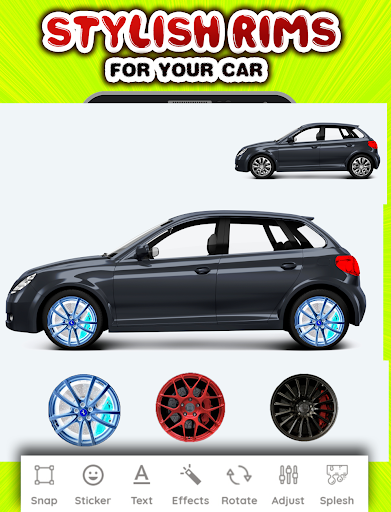 Stylish Car Rims Photo Editor - عکس برنامه موبایلی اندروید