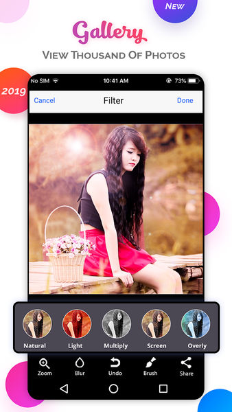 Gallery - Photo Gallery, Vault - Image screenshot of android app