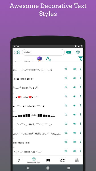 Stylish Text- Fancy Text Style - عکس برنامه موبایلی اندروید
