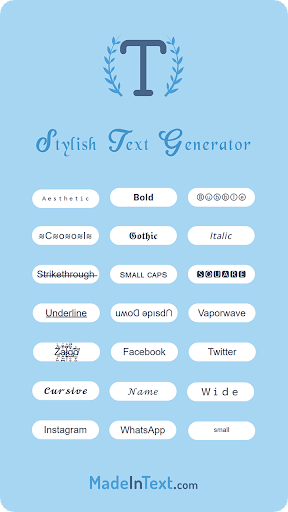 Stylish Text Generator - Image screenshot of android app