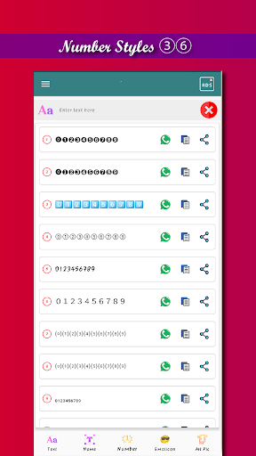 Stylish Text - Image screenshot of android app