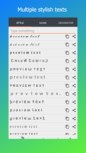 Stylish Text - Image screenshot of android app