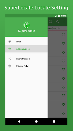 Super Locale Setting & Set Language for Android - عکس برنامه موبایلی اندروید