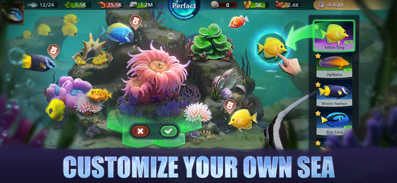 Top Fish: Ocean Game - Gameplay image of android game