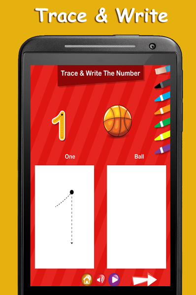 Numbers 123 Activity Book - Image screenshot of android app