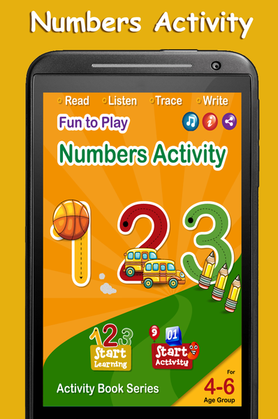 Numbers 123 Activity Book - Image screenshot of android app