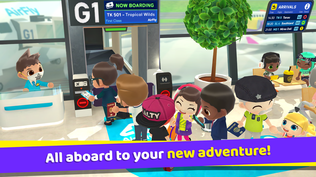 World Travel Stories - Airport - Gameplay image of android game