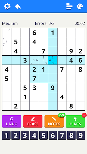 Sudoku Levels: Daily Puzzles - Gameplay image of android game