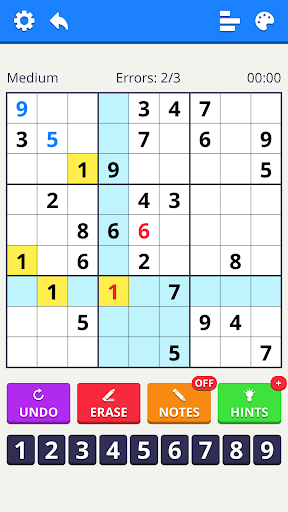 Sudoku Levels: Daily Puzzles - Gameplay image of android game