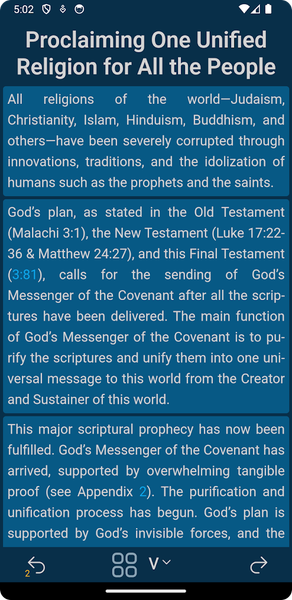 The Final Testament - Image screenshot of android app