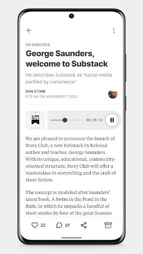Substack - عکس برنامه موبایلی اندروید