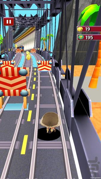 دونده قطار مترو - Gameplay image of android game