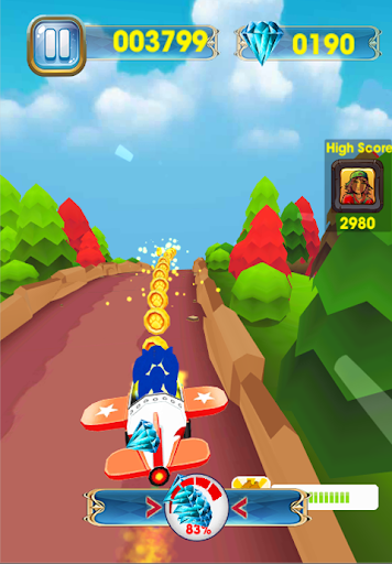 Subway blue porcupine Giand Ring - Run Adventures - Gameplay image of android game