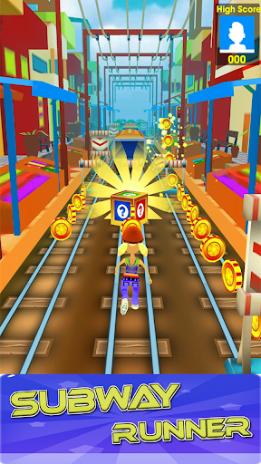 Subway Train Surfing Run Fun - Gameplay image of android game