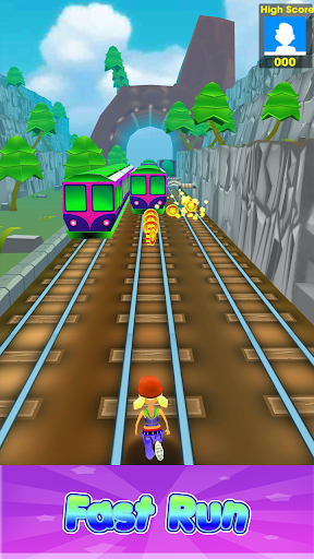 Subway Train Surfing Run Fun - Gameplay image of android game