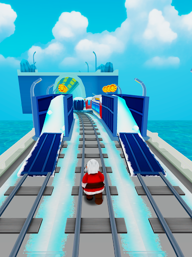 Subway Santa Xmas Run - Gameplay image of android game