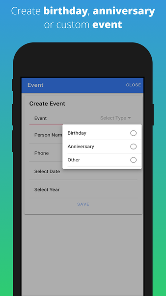 Birtha: Birthday & Event Alert - عکس برنامه موبایلی اندروید