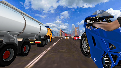 Bike Racing bike game 3d- Bike Traffic Racing, - Gameplay image of android game