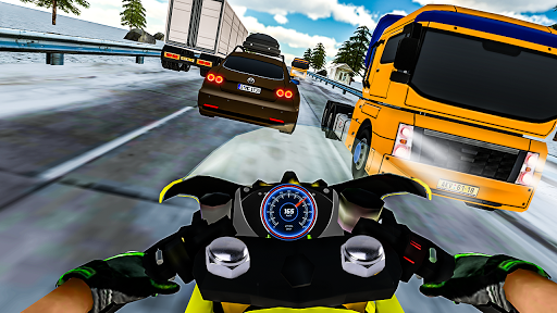 Bike Racing bike game ۳d- Bike Traffic Racing, - عکس بازی موبایلی اندروید