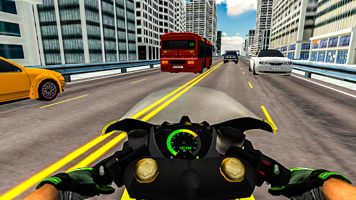 Bike Racing bike game ۳d- Bike Traffic Racing, - عکس بازی موبایلی اندروید