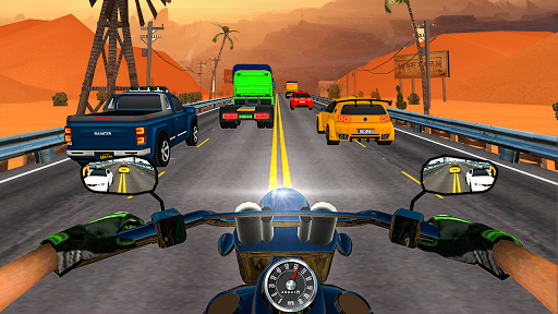 Bike Racing bike game ۳d- Bike Traffic Racing, - عکس بازی موبایلی اندروید