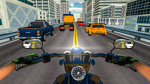 Bike Racing bike game ۳d- Bike Traffic Racing, - عکس بازی موبایلی اندروید